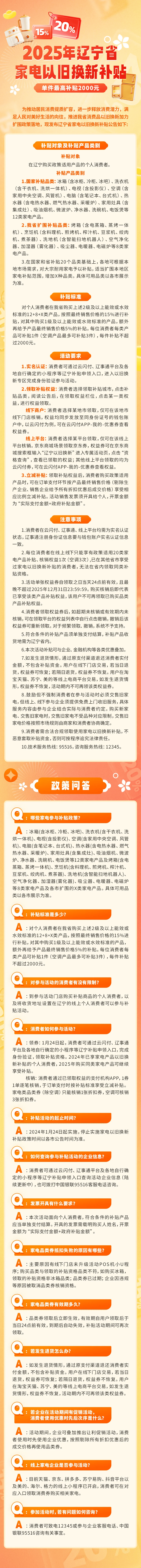 新利体育下载辽宁省2025年家电以旧换新工作实施细则